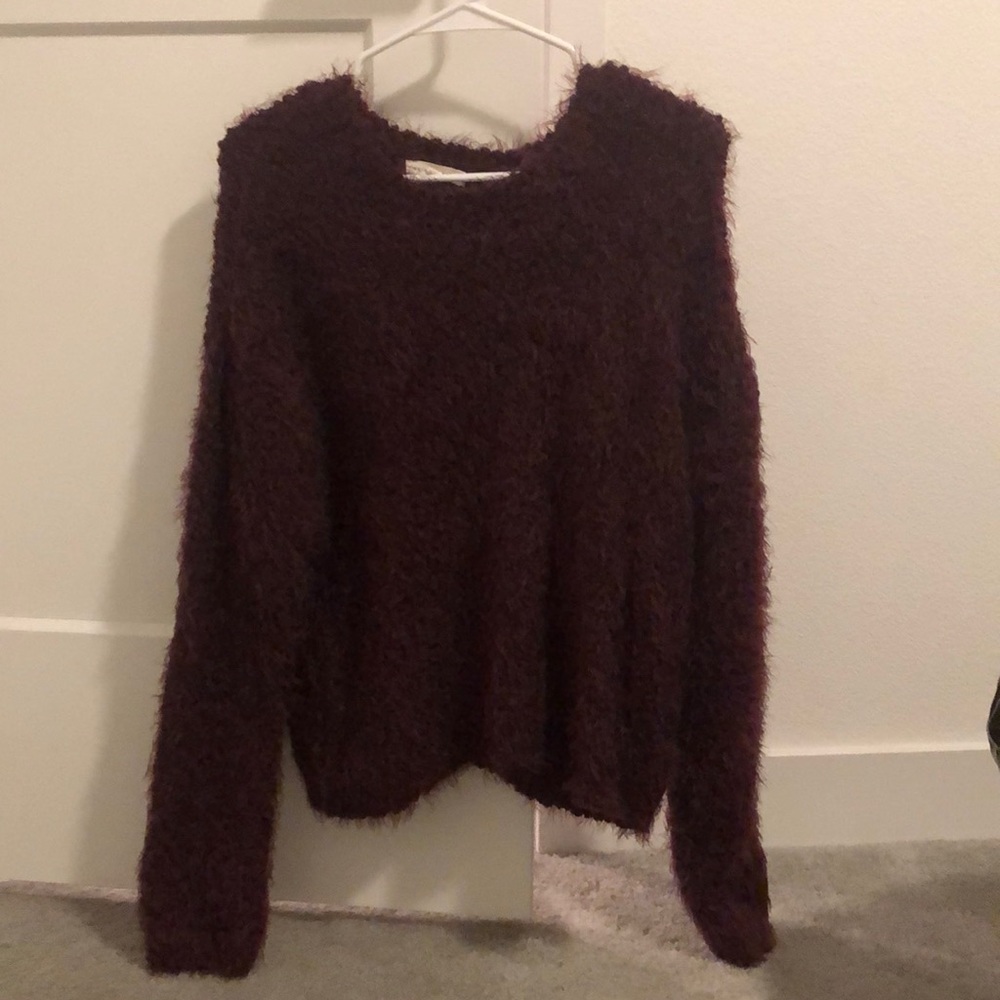 LA Hearts Eyelash Sweater Size Small